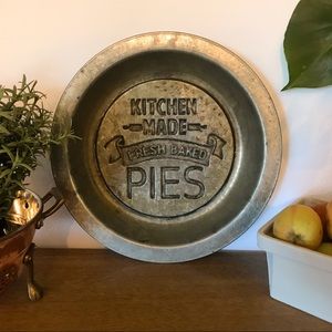 Farmhouse Kitchen Fresh Baked Pies Decor Plate